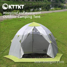 4.9kg Light green Camping trekking double tent